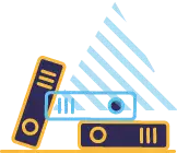 icona Documentació desordenada i tasques que es van acumulant.